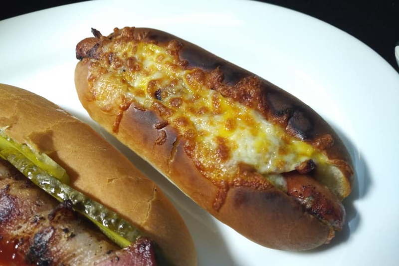 Illustration for article titled Farscythes fault. Bacon wrapped hotdogs.
